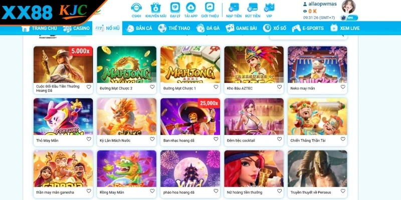 Những trò chơi game nổ hũ